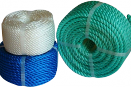 POLYESTER OR NYLON 3STRANDS TWISTED ROPE